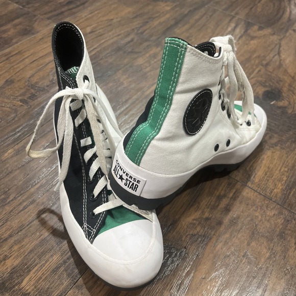 Converse Shoes - Converse Chuck Taylor All Star Lugged High Top Women's Sz 9.5 Black White Green